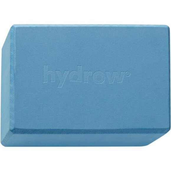 Hydrow Yoga Block EVA Foam Supportive Lightweight Blue Pilates Meditation Prop - Picture 2 of 7